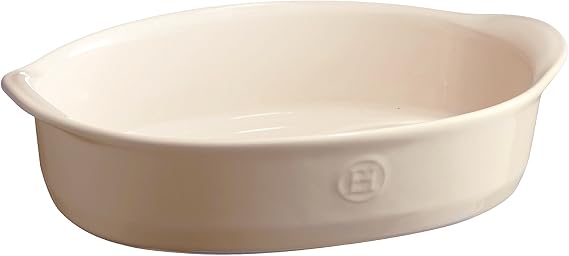 Emile Henry The Right Dish Small Oval Baking Dish 10.6 x 6.8 x 2.7|Clay