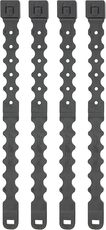 Tactical Tailor Fight Light Malice Clips - 4 pack (Long) (Black)