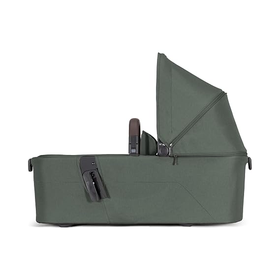 Joolz Aer2 Foldable Cot for Baby Stroller Ultra-Light Cot with One-Hand Quick Fold - Soft Mattress - Large UPF 50+ Canopy - Perfect Baby Cot Add-on for Your Aer2 (Forest Green)