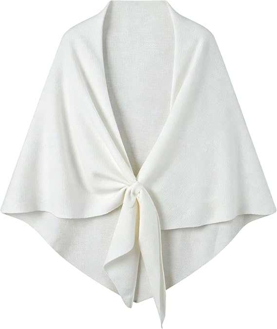 VENVSBEE Shawl Wraps For Women Soft Pashimina Cape Knitted Sweater Shawl Scarf Shoulder Wraps for Dresses