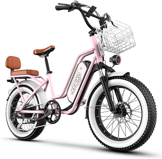 1500W Electric Bike for Adults,48V 20/25/60Ah Removable Battery Max Range 80Miles Electric Bicycle,20''4" Fat Tire Ebike,Adult Electric Bicycles for Commute Beach Snow,E-Bike UL Certified
