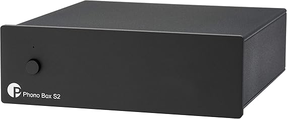 Pro-Ject Phono Box S2, MM/MC Phono Stage with audiophile Performance, (Black)