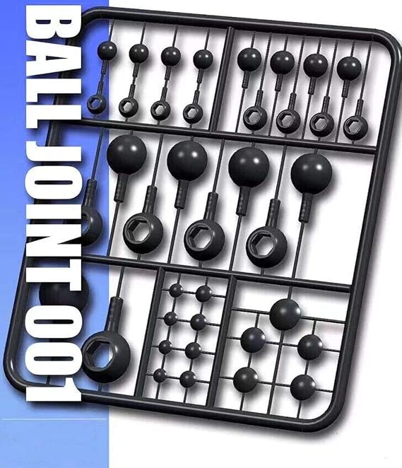 ANSAI Custom Ball Joint for MG RG HG Model,Resin Cast Kit, Action Figures 6-7" Ball Joint Parts Detail Movable Action