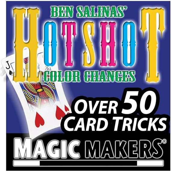 Magic Makers Hotshot with Cards Magic Tricks 50 Card Effects - DVD + Digital Access