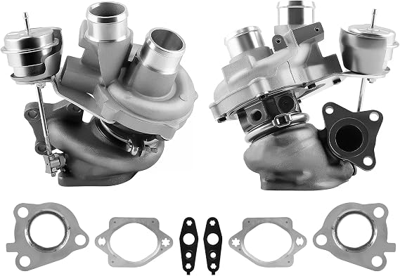 179204 179205 Turbo Turbocharger Kit with Wastegate Actuator & Gasket, For Ford F-150 2011-2012, 3.5L EcoBoost Replace# CL3Z-6K682-C, CL3Z-6K683-D