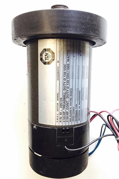 H.F Exchange Treadmill Drive Motor 2.50 H.P, 130VDC/1865 Watts Powerful DC Motor for Smooth Operation Variable Speed Easy Replacement P/N 303467 or 293895 Work with Pro-Form HealthRider H79t