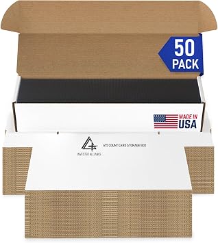 Premium Trading Card Box Storage For Sports, Baseball, Football, Basketball, MTG & TCG Collector | Baseball Card Storage Boxes & Organizer For Magic Sorter Bulk. Sports Holder For Collection.