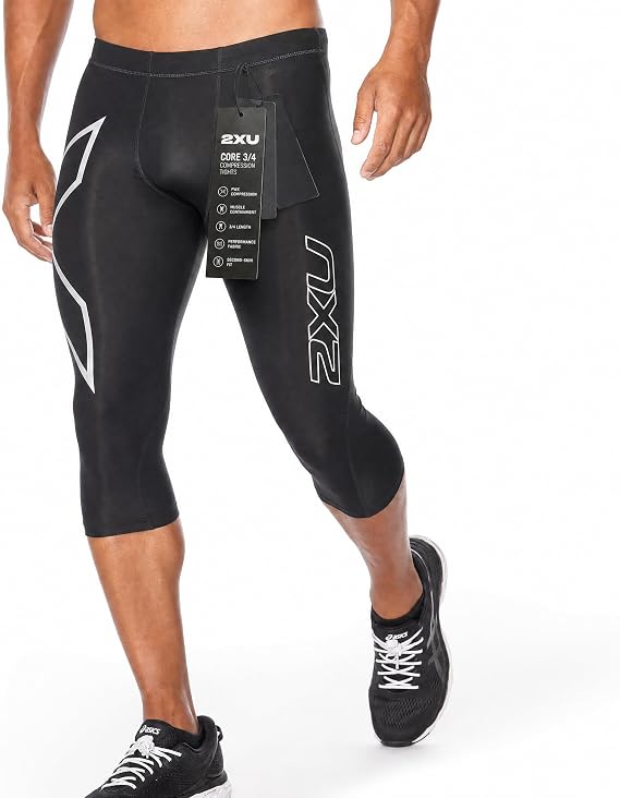 2XU Mens Core 3/4 Compression TightsCore 3/4 Compression Tights