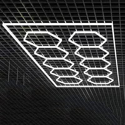 Hexagon LED Light Garage Light Honeycomb Led Lamp 110 V - 240 V Led Tube Ceiling Lights for Auto Car Body Repair LED Workshop