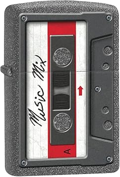 Zippo Lighter Cassette Tape - Iron Stone 78252