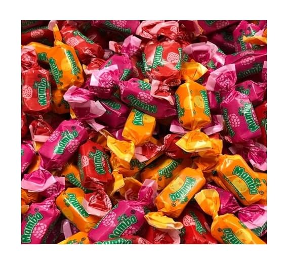Mamba Fruit Chews, Strawberry Orange Raspberry, 1 lb