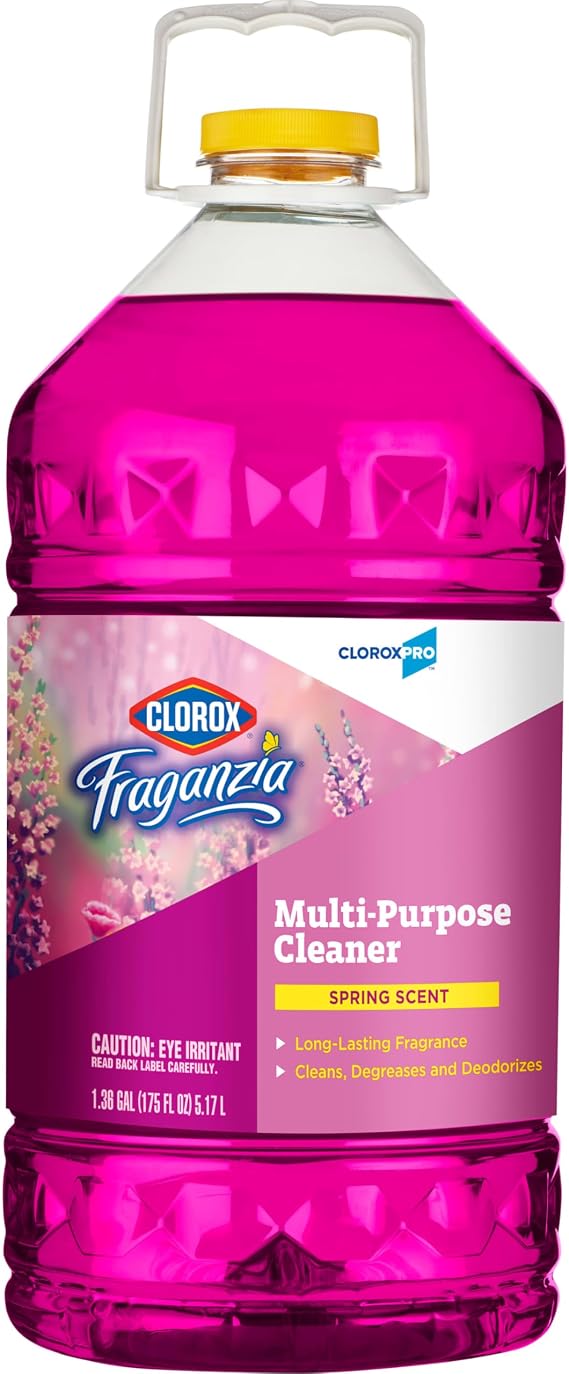 Fraganzia Multi-Purpose Cleaner, CloroxPro, Spring Scent, 175 Fluid Ounces (Package May Vary)