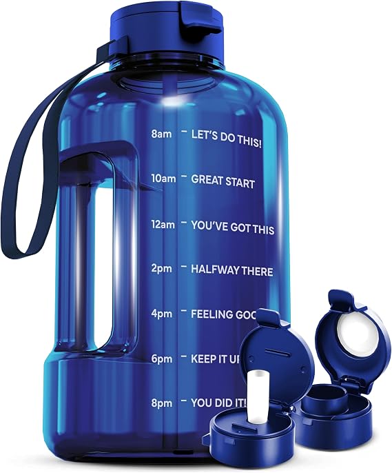 AQUAFIT 1 Gallon Water Bottle with Motivational Quotes