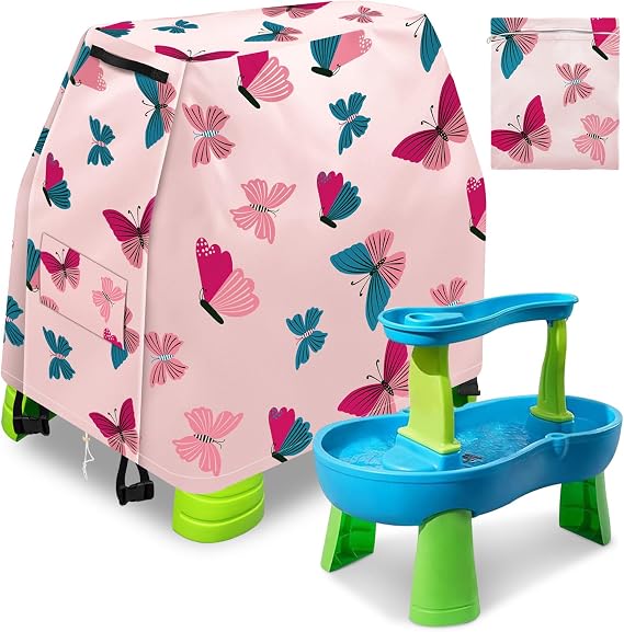 Intoypad Kids Water Table Cover for Step2 Water Table Accessories Butterfly