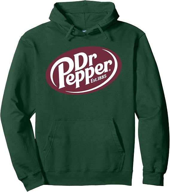 Dr Pepper Est 1885 Classic Vintage Logo Pullover Hoodie