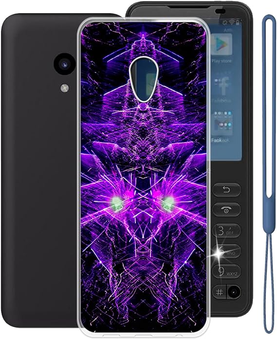 for Xiaomi Qin F21 Pro/Plus Case, Transparent Hull Soft Silicone TPU Protective Case, Shockproof Anti-Fall Shell, Ultra-Thin Bumper Back Cover for Xiaomi Qin F21 Pro (2.8") - Demon