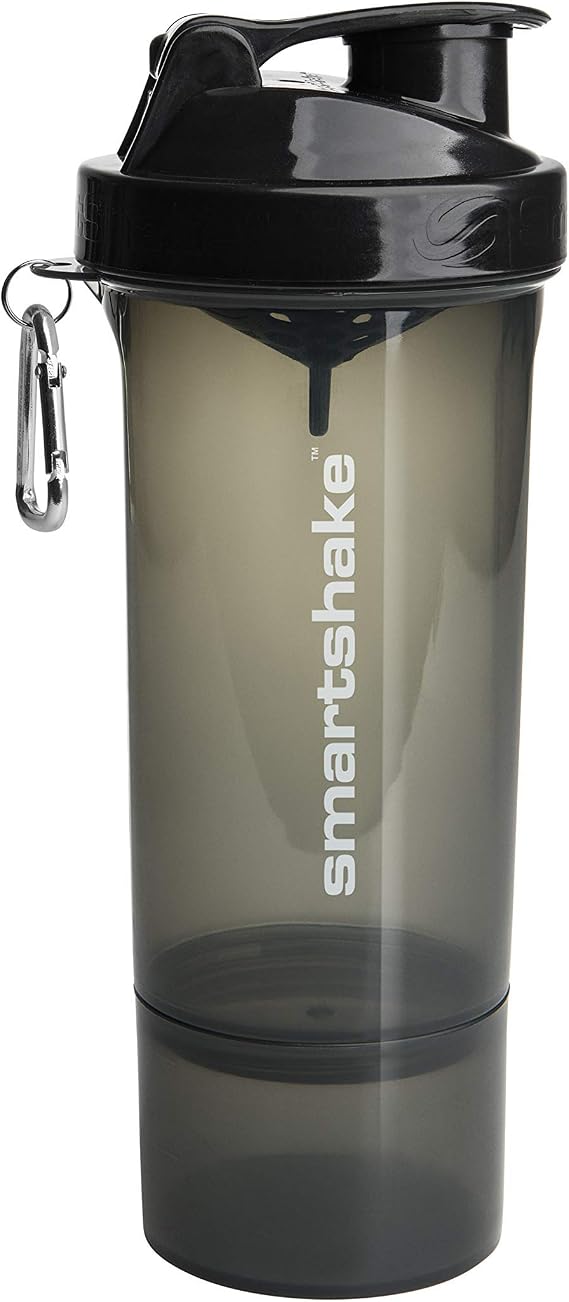 Smartshake SLIM, 17 oz Shaker Cup, Black (Packaging May Vary)