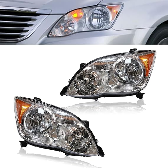 HID Xenon Front Head Light Lamp for 2008 2009 2010 Toyota Avalon XL XLS Limited Sedan 3.5L, 8118507083, 8111007093, Automobile Front Headlights Headlamps Assembly (Driver + Passenger Side)