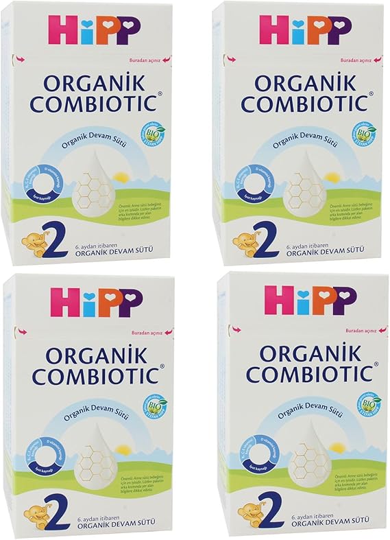 Hipp 2 Organic Combiotic Continuation Milk 800 gr 4 Pieces