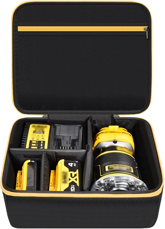 Router Tool Case for DEWALT 20V Max XR (DCW600B) for Makita XTR01Z