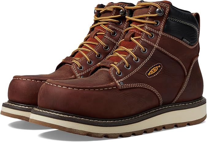 KEEN Utility Men's Cincinnati 6" Composite Toe Waterproof Wedge Work Boots