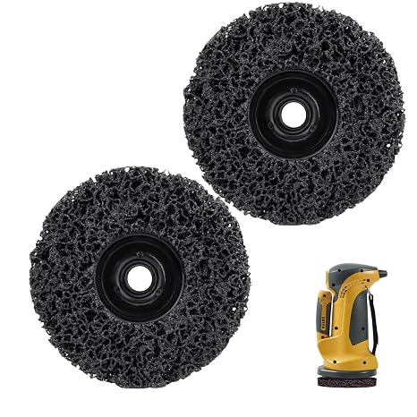 0513041 4-1/2 Inch Paint Eater Replacement Discs (2 Pack) | For Wagner Rotating Palm Sanders, Heavy-Duty Spun-Fiber Discs for Paint/Rust/Varnish Removal, Gentle on Surfaces