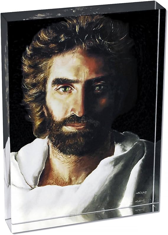 Akiane Kramarik Prince of Peace, Jesus Art Print, 5x7 Acrylic Art Block