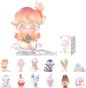 POP MART DIMOO Shapes in Nature Series Blind Box Figures, Random Design Action Figures Collectible Toys Home Decorations, Holiday Birthday Gifts for Girls and Boys, Single Box