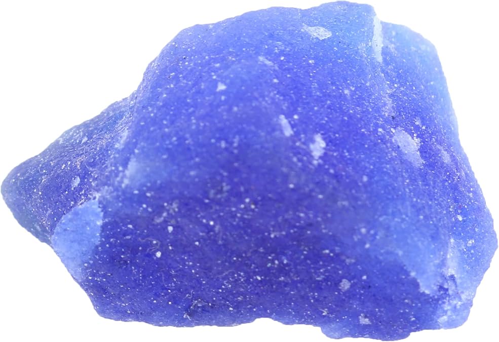 REAL-GEMS 27 Ct Natural Blue Sapphire Rough Gemstones Crystal Rocks for Jewelry Making Real Gem Stones for DIY Projects and Wire Wrapping