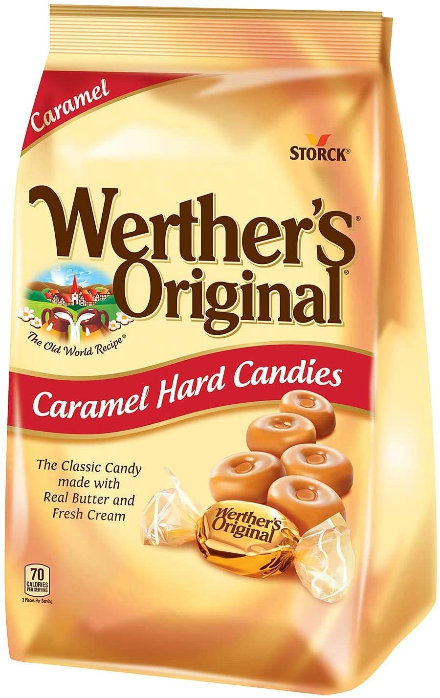 Original Hard Candies Caramel, 34 Oz - 4 Pack_AB