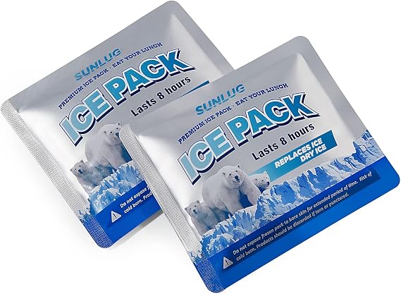 Cooler Ice Packs Reusable Ice Packs for Coolers Long Lasting Freezer Packs for Cooler Bag, Lunch Bags, Cooler Backpacks