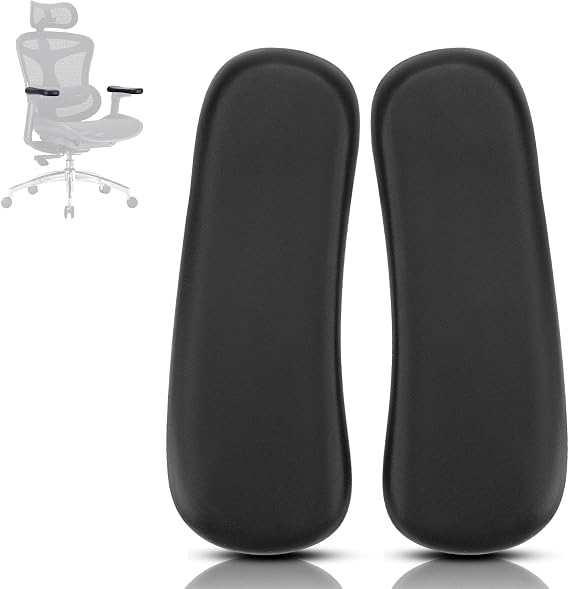 Armrest Pads Replacement for SIHOO Doro C300 Chair -Ergonomic Office Chair armrest Replacement Parts, Black