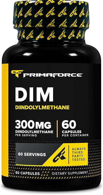 Primaforce DIM Supplement (Diindolylmethane) 300mg 60 Vegetarian Capsules
