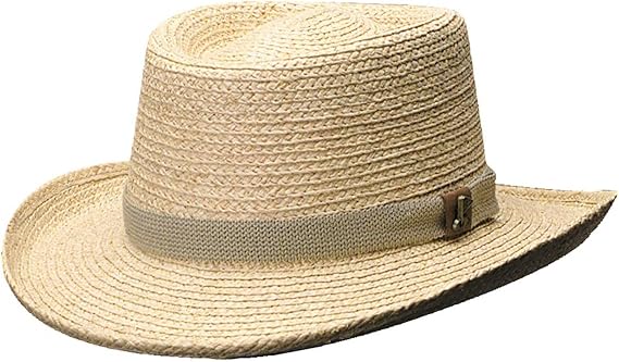 Scala Men's Raffia Gambler Hat