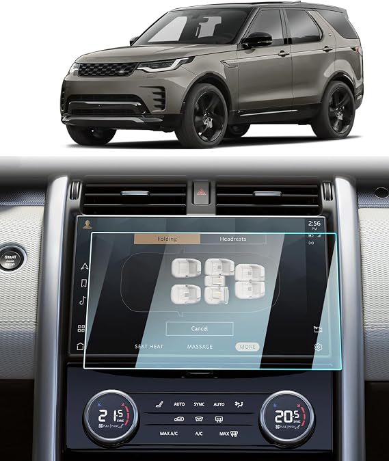2021-2024 Discovery Screen Protector -For Land Rover Discovery (S/Dynamic SE/Metropolitan) 11.4 Inch Touchscreen, 2024 Discovery Accessories Navigation 9H Tempered Glass Anti-Fingerprints HD Cover