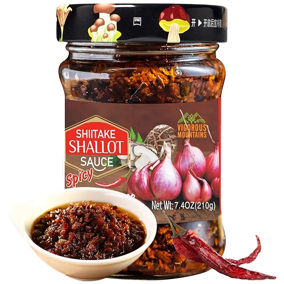 VIGOROUS MOUNTAINS Fried Shallots Sauce 7.4oz