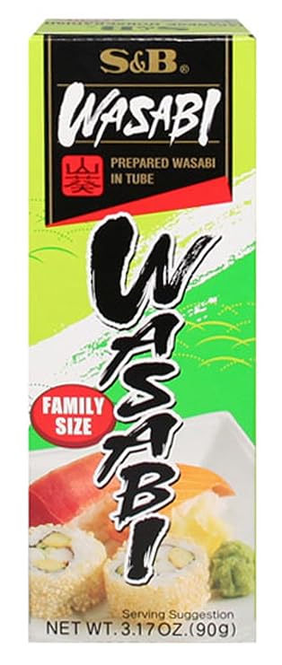 S&B Prepared Wasabi in Tube, 3.17-Ounce (Pack of 10)