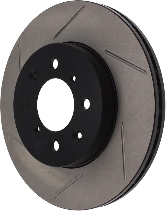 StopTech 126.40021SR Automotive Replacement Front Right Sport Slotted Disc Brake Rotor Fits Select Acura El/Integra, Honda City/Civic/Fit/Insight