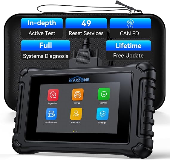 UR800 Bidirectional Scan Tool for Most Cars Full System Diagnostic Scan Tool 50 Resets All Active Test Car OBD2 Scanner TCM/ECM/Crank Relearn CAN FD AutoVIN 4-in-1 PIDs ECU Coding Free Update