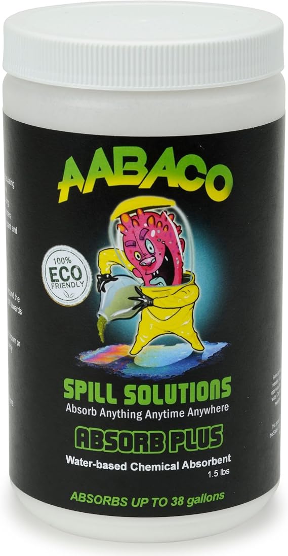 AABACO Absorb Plus, Spill Absorbent Powder, 5 lb, Absorbs on Contact