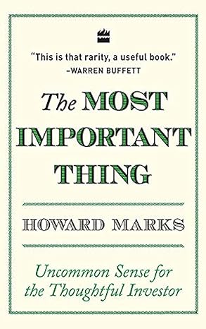 The Most Important Thing
