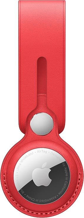 Apple AirTag Leather Loop - (PRODUCT)RED
