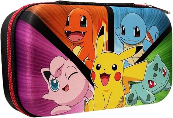 Pokemon Characters Pencil Case with Zipper Closure