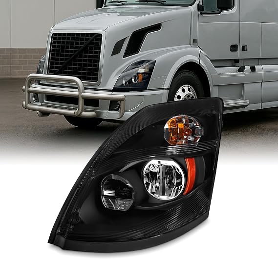AKKON - For 2014-2017 Volvo VNL Driver Left Side LED High/Low Beam OE Replacement Headlight