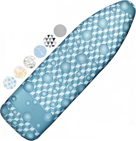 Ironing Board Cover and Pad, 15x54 Standard Size, Scorch Resistant