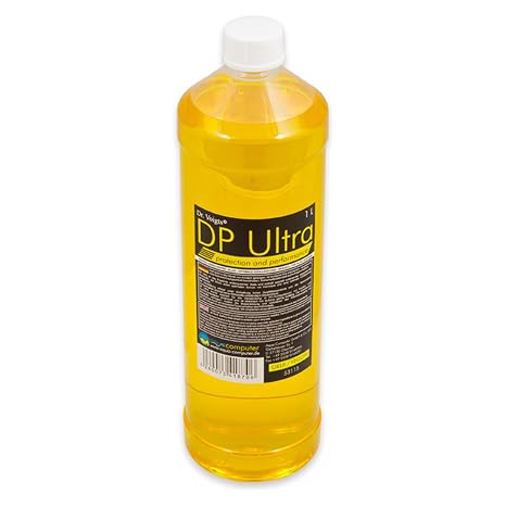 Aquacomputer Double Protect Ultra Coolant, 1000 mL, Yellow | Ready-to-Use PC Coolant, Copper & Aluminium Compatible, Low Electrical Conductivity, Reduces Foam, Made in Germany, 1000 ml