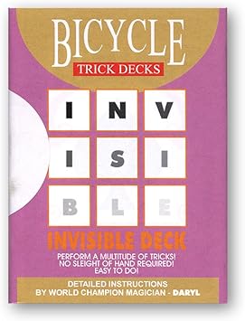Invisible Deck Bicycle (Blue) - Trick