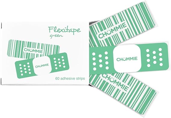Chummie Quick Peel Easy Stick Flexitape for Bedwetting Alarm, 60 Count Green, 60 Count Pack of 1