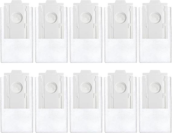 10 Pcs Replacement Dust Bags for SAMSUNG Jet Bot+ / Bot AI+ Vacuum Cleaner | HEPA Dust Collection Bag, Replacement Parts VCA-RDB95, VCA-SBT90E, VR30T8