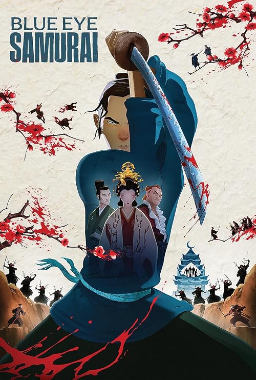 Blue Eye Samurai, Poster Wall Art Measures 24 x 36 inches (unframed)